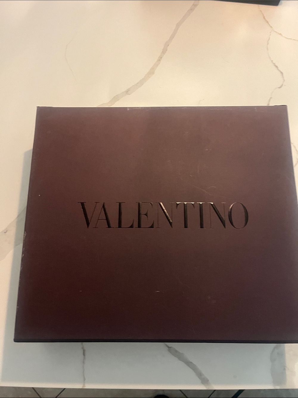 Valentino XL Brown Logo Box